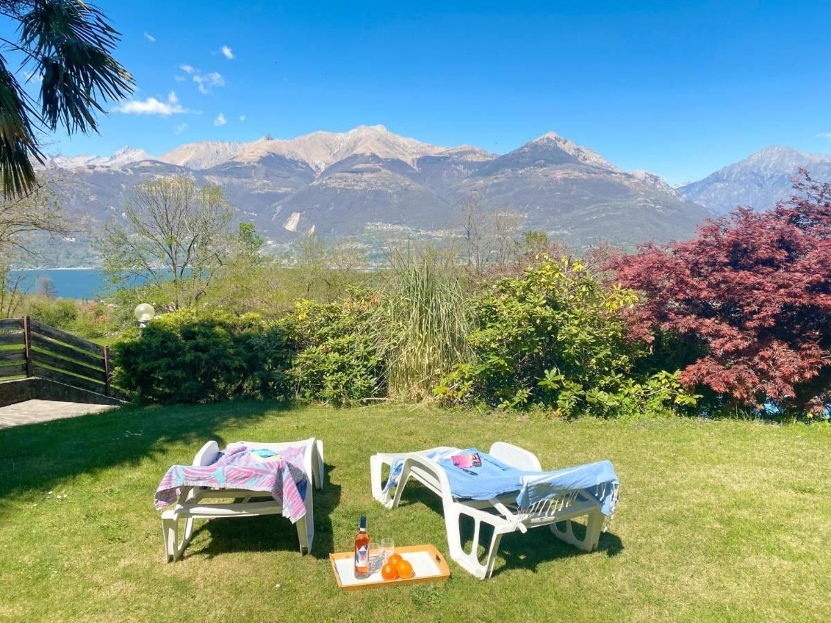 Bellavista A Garten Appartement Mit Pool Colico Εξωτερικό φωτογραφία